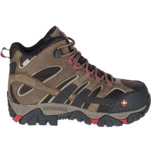 Merrell "Moab 2 Vent Mid Waterproof" Steel Toe Hiking Boot | Women's Size 9.5
